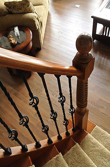 curved stair process