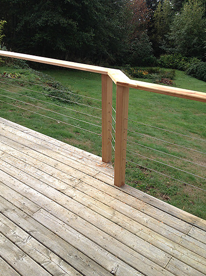 deck and railing