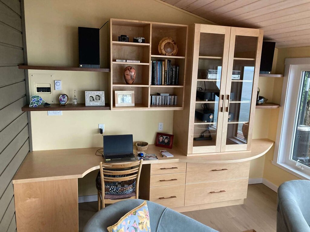 Maple and Walnut Desk