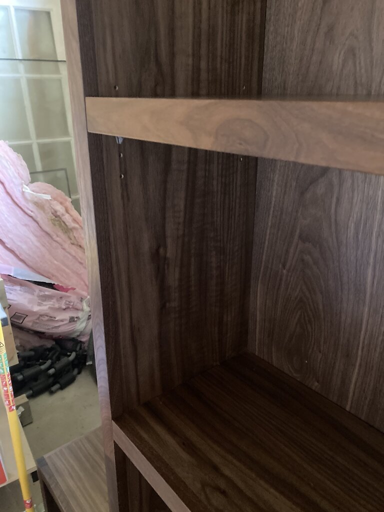 Black Walnut Shelving